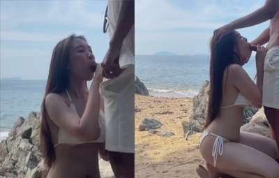 Em Gái Việt Nam Bú Cu Ngoài Bờ Biển Cho Trai Lạ