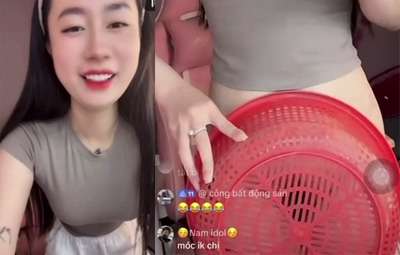 Clip Sex Heo Tiktoker Trả Kèo Show Lồn Vì Thua Trên Live